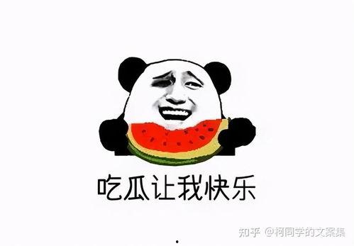 搞笑吃瓜文案